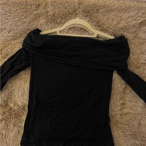 Aritzia Elegant Black Top